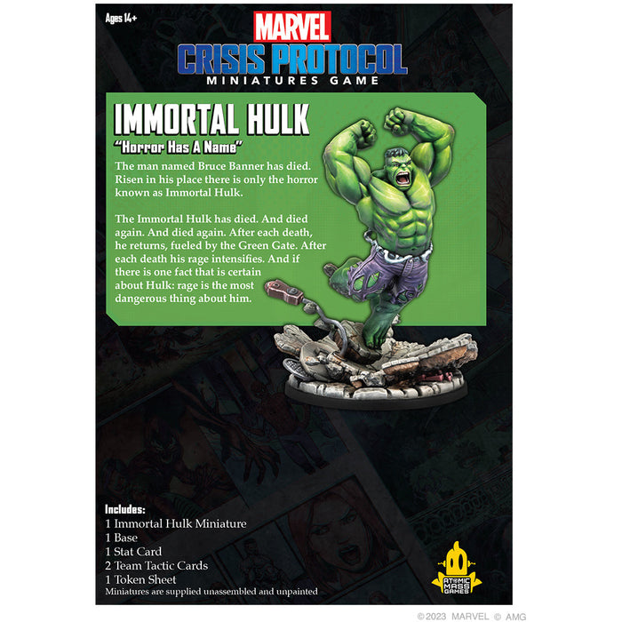 Marvel Crisis Protocol: Immortal Hulk - for just $39.99! 