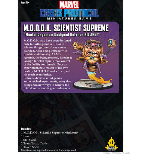 Marvel Crisis Protocol - M.O.D.O.K. Scientist Supreme - for just $39.99! 