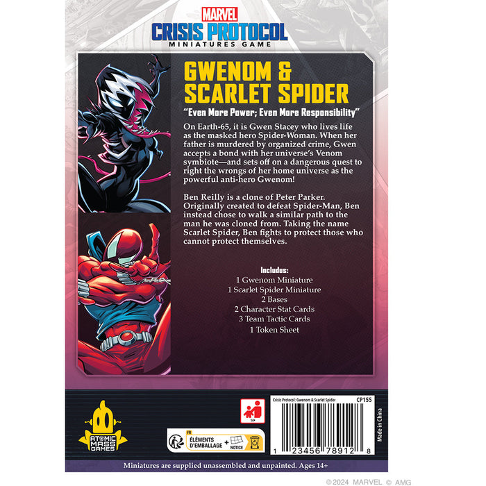 Marvel Crisis Protocol: Gwenom & Scarlet Spider - for just $39.99! 