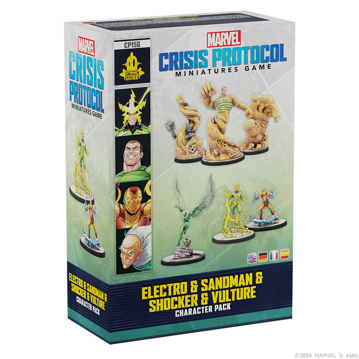 Marvel Crisis Protocol: Electro & Sandman & Shocker & Vulture - for just $79.99! 