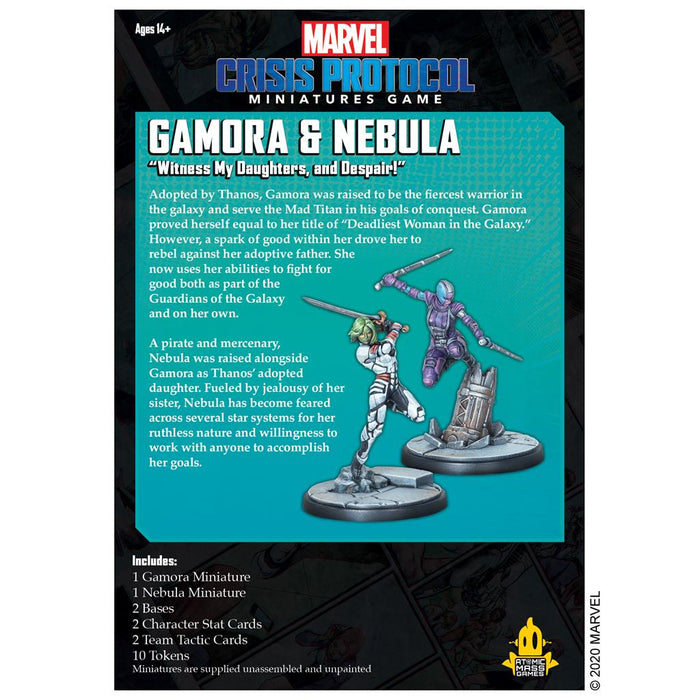 Marvel Crisis Protocol - Gamora & Nebula - for just $39.99! 