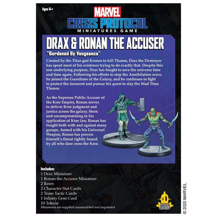 Marvel Crisis Protocol: Drax and Ronan the Accuser - for just $39.95! 