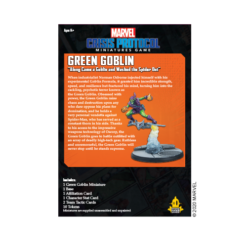 Marvel Crisis Protocol: Green Goblin - for just $24.95! 