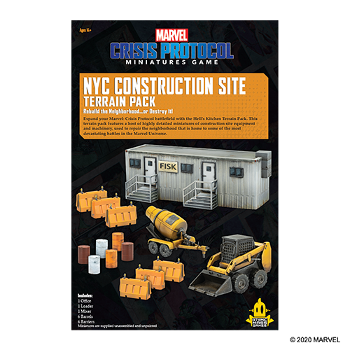Marvel Crisis Protocol: NYC Construction Site Terrain - for just $54.95! 