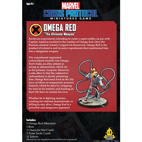 Marvel Crisis Protocol: Omega Red - for just $29.95! 