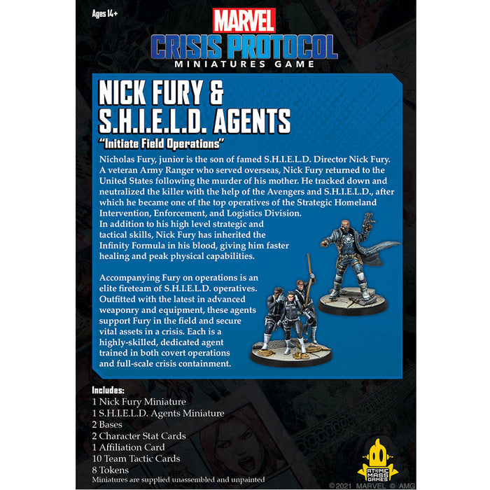 Marvel Crisis Protocol: Nick Fury and S.H.I.E.L.D. Agents - for just $44.99! 