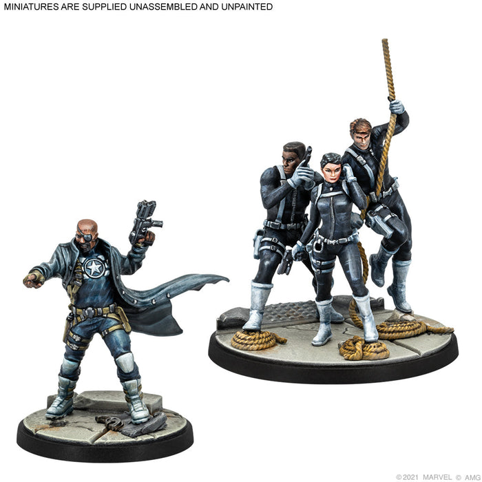 Marvel Crisis Protocol: Nick Fury and S.H.I.E.L.D. Agents - for just $44.99! 