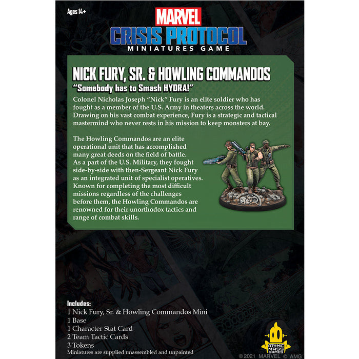 Marvel Crisis Protocol: Nick Fury, Sr. & Howling Commandos - for just $44.99! 