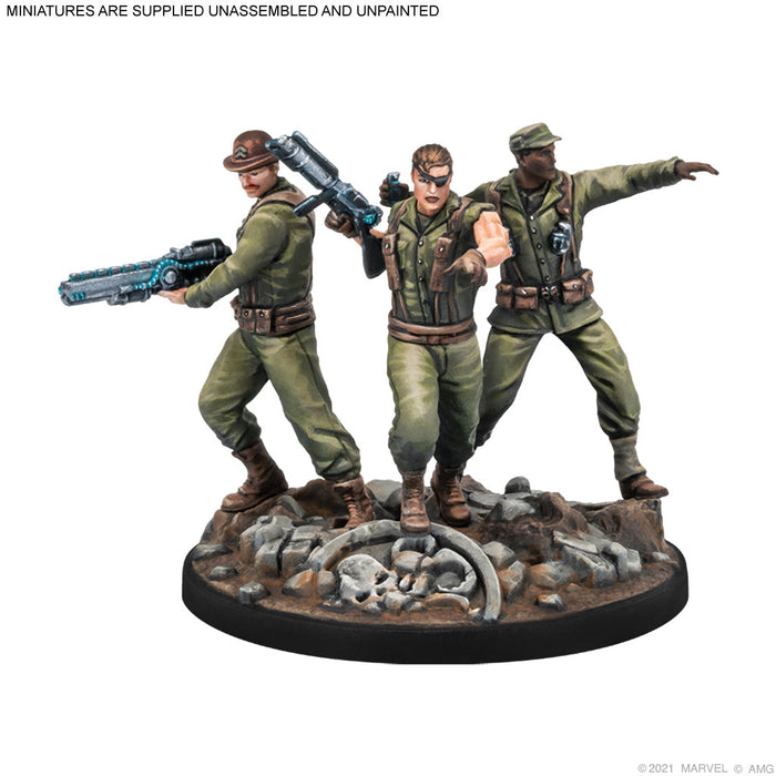 Marvel Crisis Protocol: Nick Fury, Sr. & Howling Commandos - for just $44.99! 