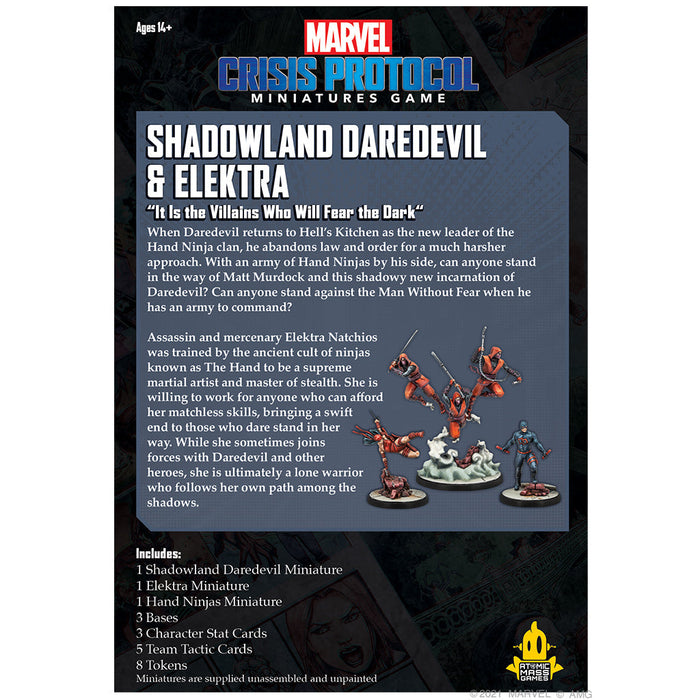 Marvel Crisis Protocol - Shadowland Daredevil & Elektra - for just $49.99! 