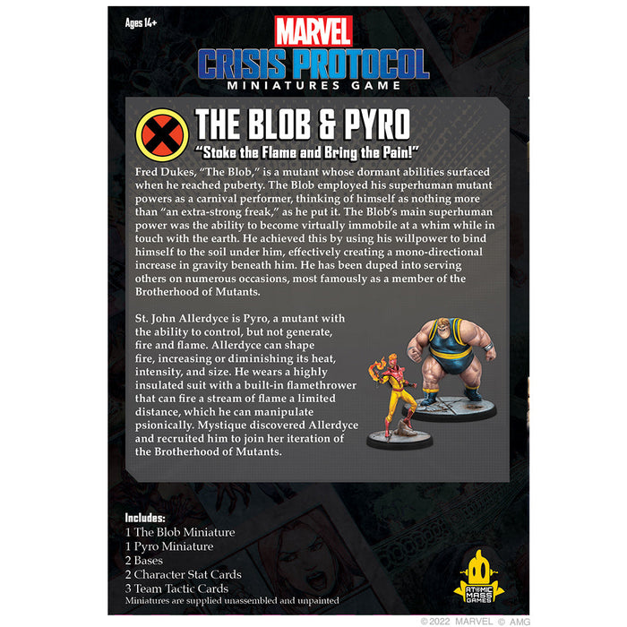 Marvel Crisis Protocol: The Blob & Pyro - for just $31.99! 