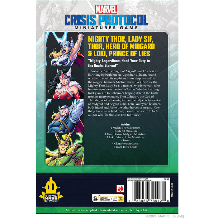 Marvel Crisis Protocol: Mighty Thor, Lady Sif, Thor, Hero of Midgard & Loki, Prince of Lies - for just $64.99! 
