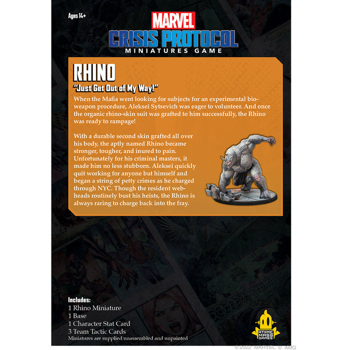 Marvel Crisis Protocol: Rhino - for just $34.99! 