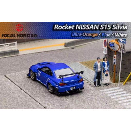 Focal Horizon Nissan Silvia S15 Blue 1:64 - Just $29.99! Shop now at Retro Gaming of Denver