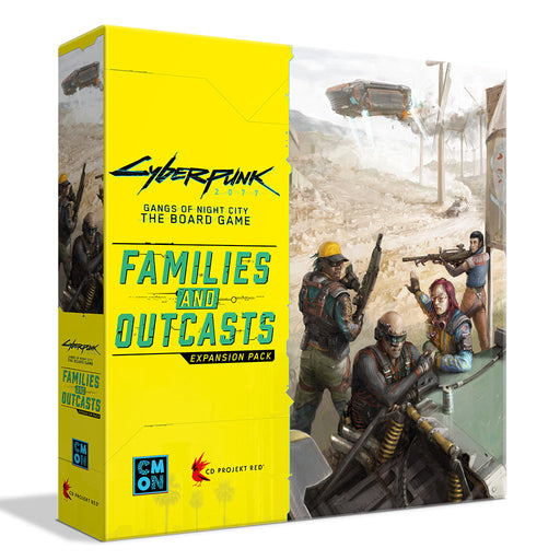 Cyberpunk 2077: Gangs of Night City - Families & Outcasts Expansion - Premium Board Game - Just $49.99! Shop now at Retro Gaming of Denver