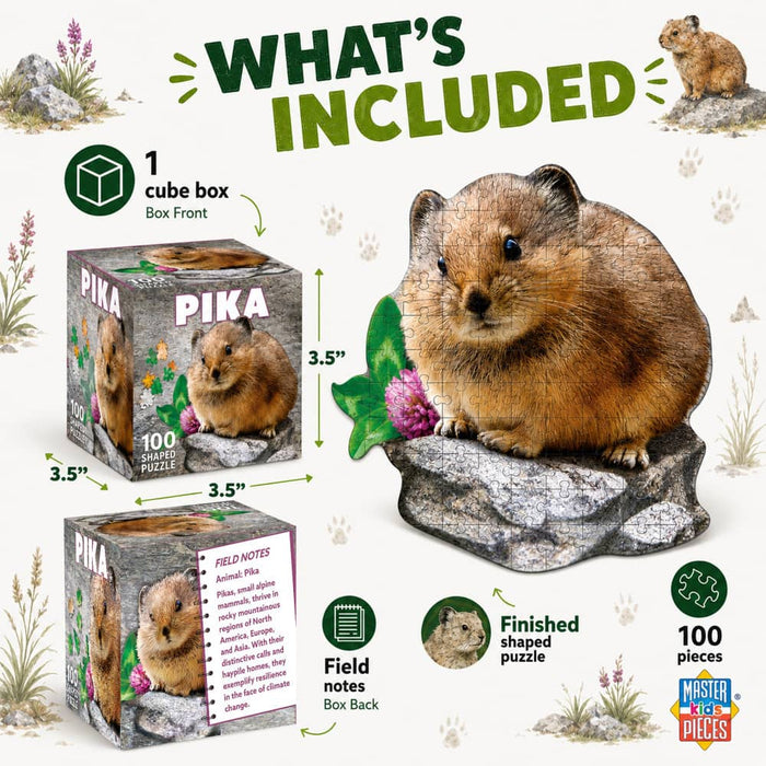 Pika 100 Piece Shaped Jigsaw Puzzle - for just $7.99! 