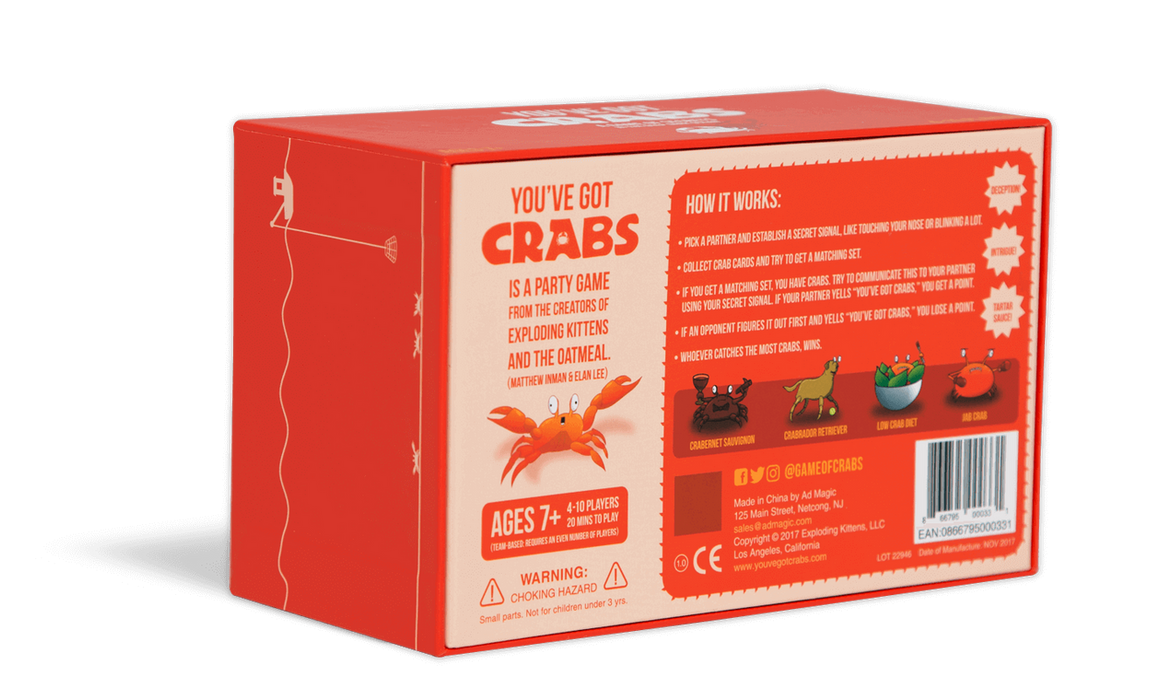 You’ve Got Crabs - for just $19.99! 