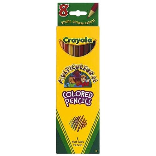 Crayola 8 Count Colored Pencils, Multicultural Colors - Long - Just $1.99! Shop now at Retro Gaming of Denver