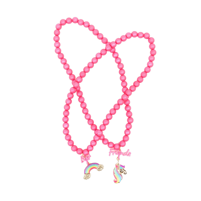 Best Friends Rainbow Unicorn Necklace Set - Just $8.99! Shop now at Retro Gaming of Denver