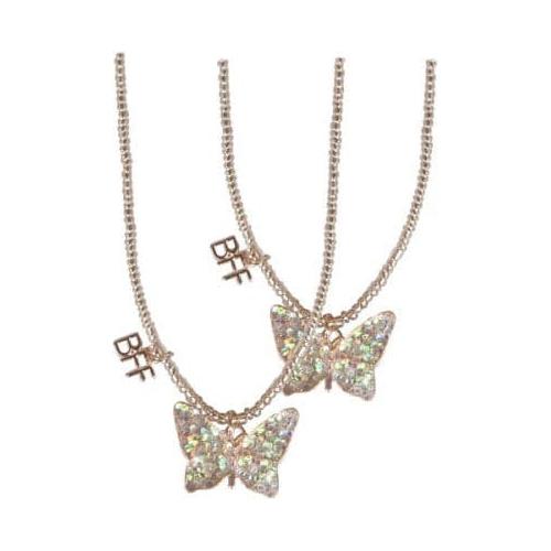 Butterfly BFF Share & Tear Necklace Set (2 pcs) - Just $4.99! Shop now at Retro Gaming of Denver