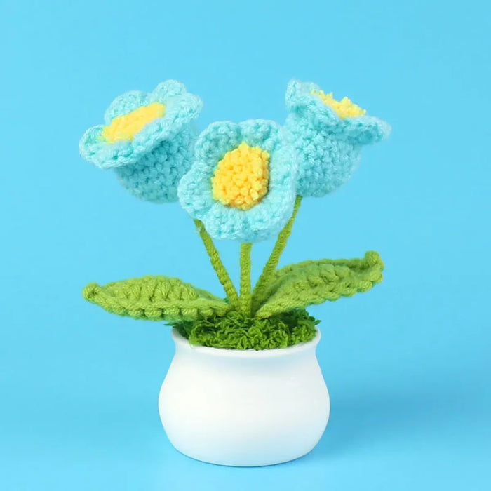 Handmade Crochet Lily Plush – Potted Flower Decor for Desk or Gift - for just $15.95! 