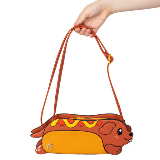 Squishable Dachshund Hot Dog Crossbody Purse - for just $49.99! 
