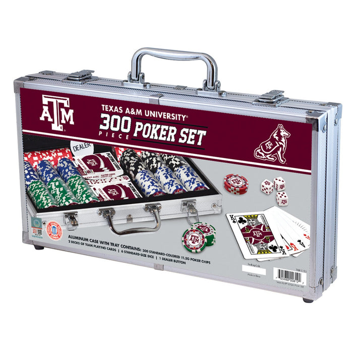 Texas A&M Aggies 300 Piece Poker Set - Just $124.99! Shop now at Retro Gaming of Denver