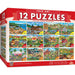 Folk Art Jigsaw Puzzle Collection - 12-Pack - for just $29.99! 