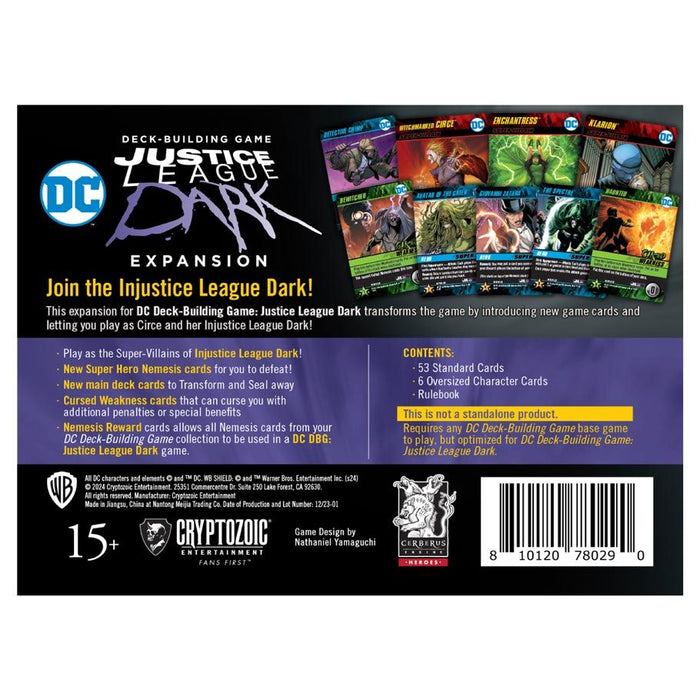 DC Deck-Building Game: Justice League Dark Expansion - for just $19.99! 