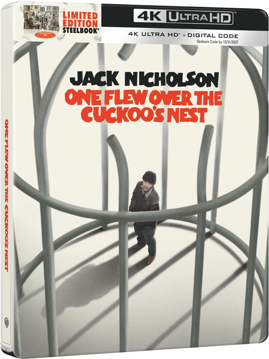 One Flew Over the Cuckoo's Nest - Limited Edition Steelbook (4K Ultra HD + Digital) - for just $44.99! 