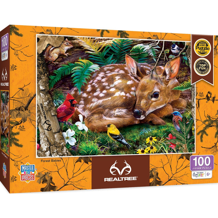 Realtree - Forest Babies 100 Piece Jigsaw Puzzle - for just $12.99! 