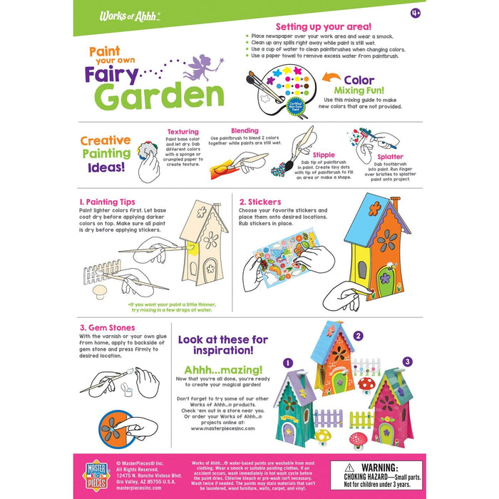 Fairy Garden Wood Craft & Paint Kit - for just $19.99! 