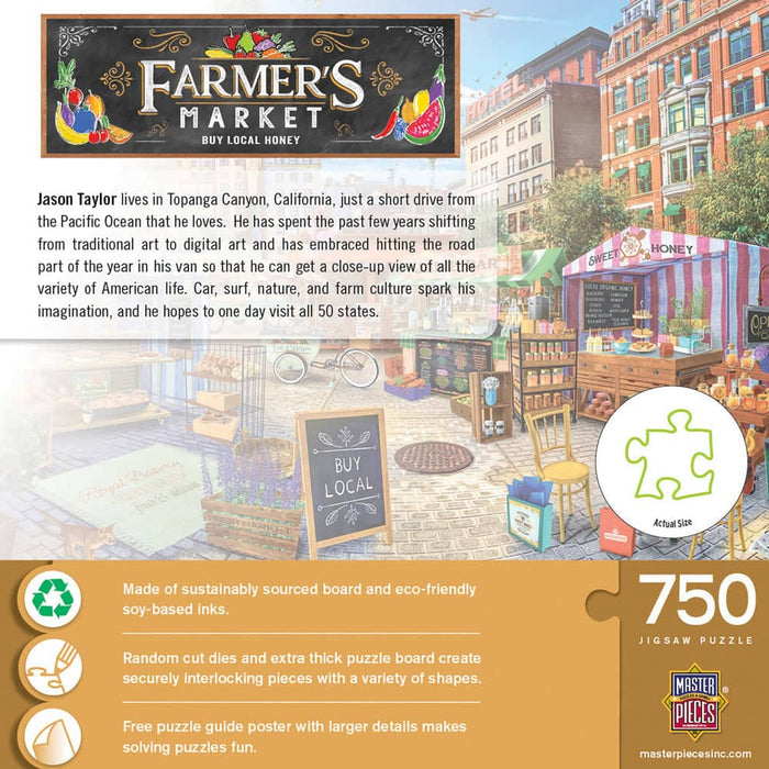 Farmer's Market - Buy Local Honey 750 Piece Jigsaw Puzzle - for just $14.99! 