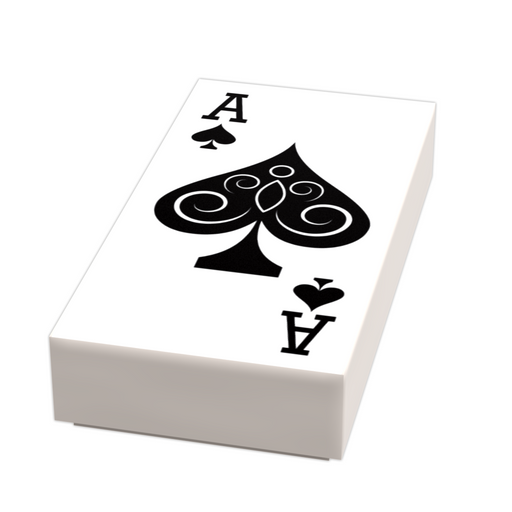 Ace of Spades Playing Card (1x2 Tile) (LEGO) - Premium  - Just $1.50! Shop now at Retro Gaming of Denver