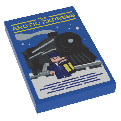 Arctic Express Train Christmas Movie Cover (2x3 Tile) - Premium  - Just $2! Shop now at Retro Gaming of Denver