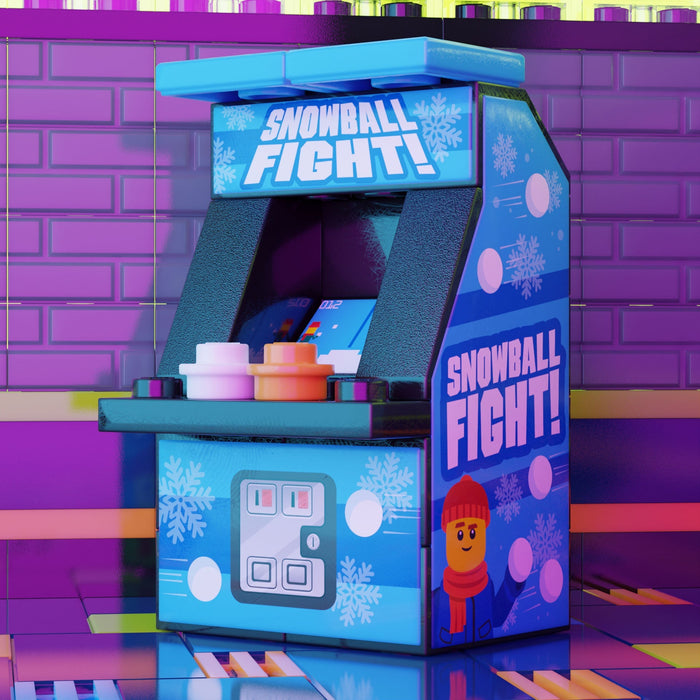 Snowball Fight Arcade Machine Toy Building Kit (LEGO) - Premium  - Just $9.99! Shop now at Retro Gaming of Denver