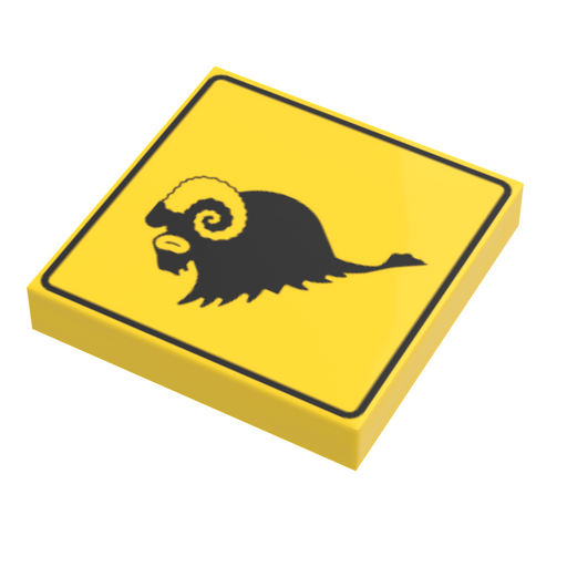 Bantha Xing Sign (LEGO) - Premium  - Just $1.50! Shop now at Retro Gaming of Denver