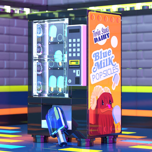 Blue Milk Popsicles Vending Machine Building Set (LEGO) - Premium  - Just $19.99! Shop now at Retro Gaming of Denver