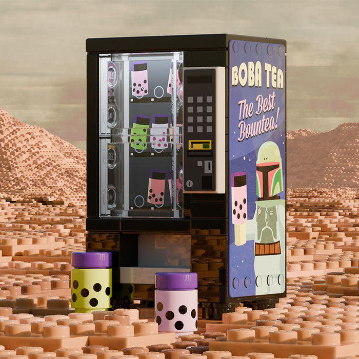 Boba Tea Vending Machine Building Set made using LEGO parts - B3 Customs - Just $19.99! Shop now at Retro Gaming of Denver