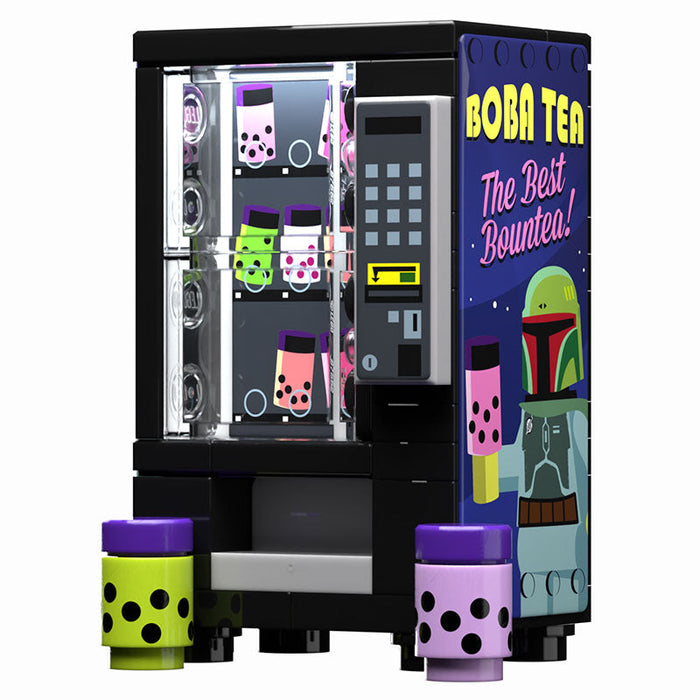 Boba Tea Vending Machine Building Set made using LEGO parts - B3 Customs - Just $19.99! Shop now at Retro Gaming of Denver