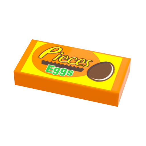 Pieces Chocolate Eggs (Easter) - B3 Customs® Printed 1x2 Tile - Premium  - Just $1.50! Shop now at Retro Gaming of Denver