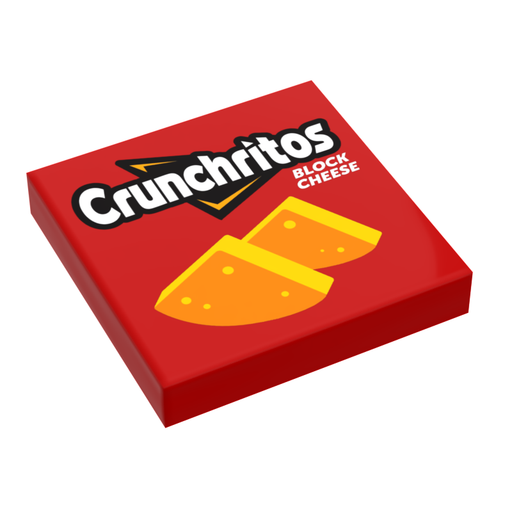 Crunchitos Nacho Cheese Minifig Snack (2x2 Tile) (LEGO) - Premium  - Just $2! Shop now at Retro Gaming of Denver