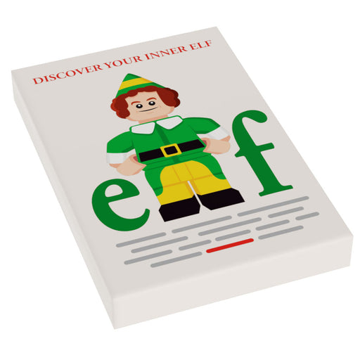 Elf Christmas Movie Cover (2x3 Tile) (LEGO) - Premium  - Just $2! Shop now at Retro Gaming of Denver