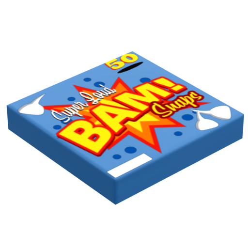 BAM! Snaps Minifig Fireworks (2x2 Tile), 4th of July (LEGO) - Premium Custom Printed - Just $1.50! Shop now at Retro Gaming of Denver