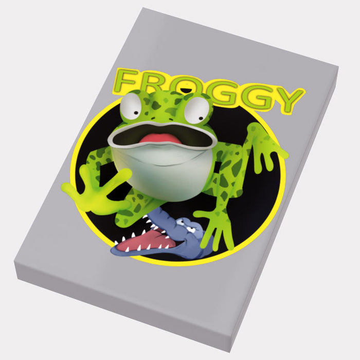 Froggy Video Game Cover (2x3 Tile) made using LEGO part - B3 Customs - Just $2! Shop now at Retro Gaming of Denver