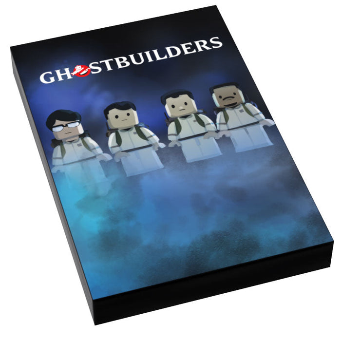 Ghostbuilders Movie Cover (2x3 Tile) made using LEGO parts - B3 Customs - Premium  - Just $2! Shop now at Retro Gaming of Denver