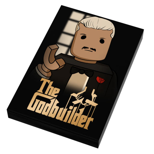 Godbuilder Movie Cover (2x3 Tile) - B3 Customs using LEGO parts - Just $2! Shop now at Retro Gaming of Denver