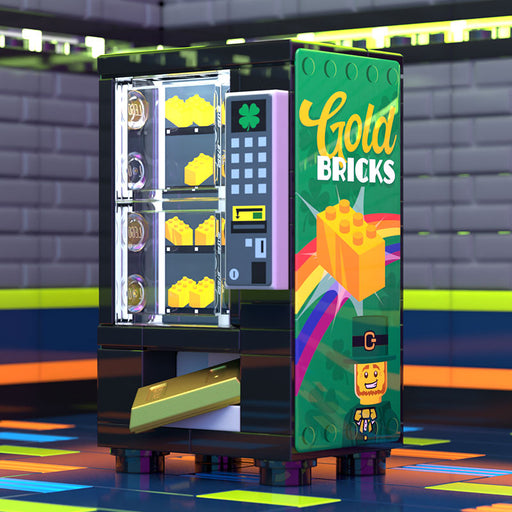 Gold Bars for Leprechauns St. Patrick's Day Vending Machine made using LEGO parts (LEGO) - Premium  - Just $19.99! Shop now at Retro Gaming of Denver