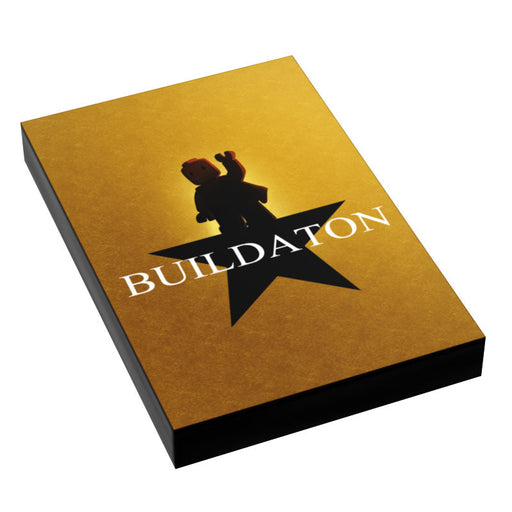 Buildaton Movie Cover (2x3 Tile) made using LEGO parts - B3 Customs - Premium  - Just $2! Shop now at Retro Gaming of Denver