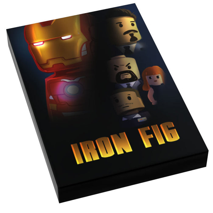 Iron Fig Movie Cover (2x3 Tile) made using LEGO parts - B3 Customs - Premium  - Just $2! Shop now at Retro Gaming of Denver